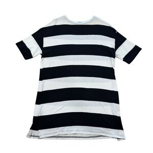 RARE Topshop Striped  T-Shirt Mini Dress 2 Y2K Grunge Indie Archival EUC